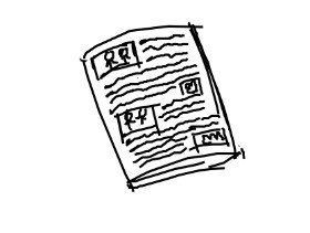 Anonymous の 新聞 の絵