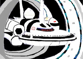 𝐓𝐎𝐏𝑅𝑂𝐴𝐶𝐻™ の 宇宙船 の絵
