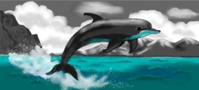 DebbyLee の イルカ の絵