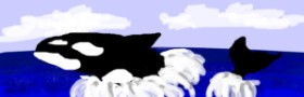 Brightpumpkin の クジラ の絵