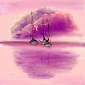 camay の 雲 の絵