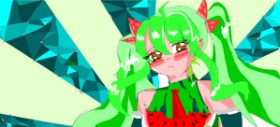 Drawing of Watermelon by Sadreign Superemo