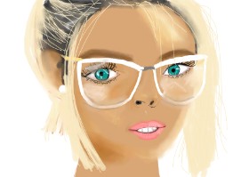 Drawing of Glasses by Pam