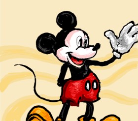 shinkinoko の ミッキーマウス の絵