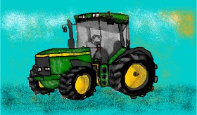 Kira の トラクター の絵