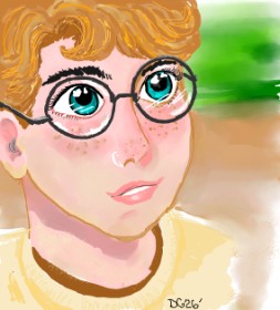 GreyhoundMama の 眼鏡 の絵