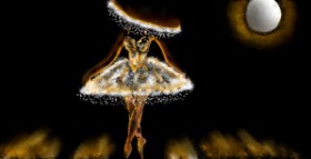 Drawing of Ballerina by Eclat de Lune