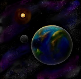 Andromeda の 惑星 の絵