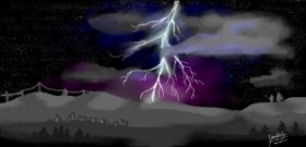 bjorn の 稲妻 の絵