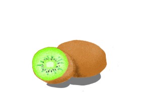 Selo の キウイフルーツ の絵