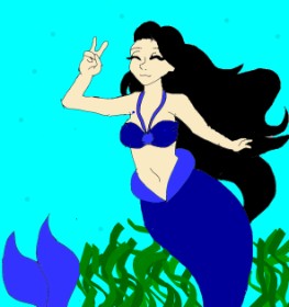 Drawing of Mermaid by Dulce