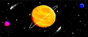 le monke の 惑星 の絵