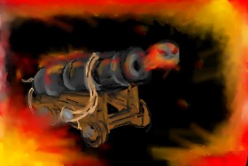 Answer Streak🔥 の 大砲 の絵