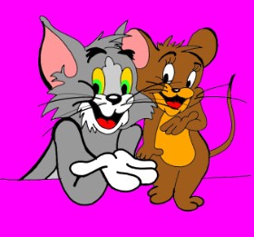 Drawing of Jerry (Tom & Jerry) by Mitra