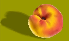 Chipakey の 桃 の絵