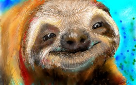 Adenay の ナマケモノ の絵