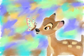 cj の バンビ の絵