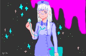 Рисунок на тему «Медсестра» — автор: Igris