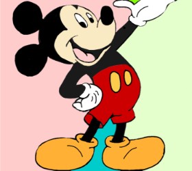 Lou の ミッキーマウス の絵