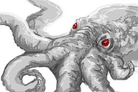 Рисунок на тему «Осьминог» — автор: Bananahater