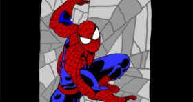 InessA の スパイダーマン の絵