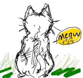 !waffleru の 猫 の絵