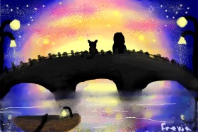 Рисунок на тему «Мост» — автор: jess