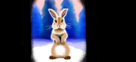 Drawing of Bunny by RaphaelaKK