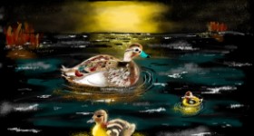 Eclat de Lune の アヒル の絵