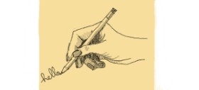 H の 鉛筆 の絵