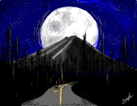 Sophie_draw24 の 月 の絵