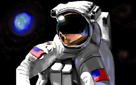 Рисунок на тему «Космонавт» — автор: Herbert