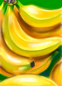 ⋆su⋆vinci彡 の バナナ の絵