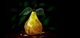 Drawing of Pear by Çhåching