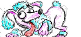 Factisse  の プードル の絵