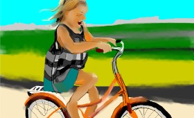 Drawing of Bicycle by Herbert