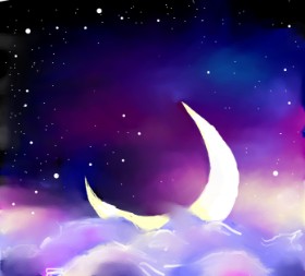 Elliev の 月 の絵