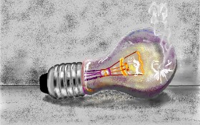GJP の 電球 の絵