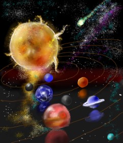 Leah の 惑星 の絵