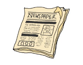 UmbrellaAcademy の 新聞 の絵
