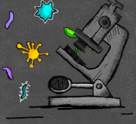 Рисунок на тему «Микроскоп» — автор: Cactus 