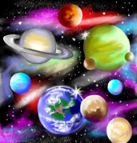 ⋆su⋆vinci彡 の 惑星 の絵