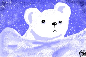 *bREATHING* の ホッキョクグマ の絵