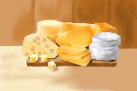 Kiu の チーズ の絵