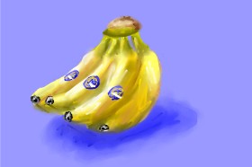 Drawing of Banana by Mia
