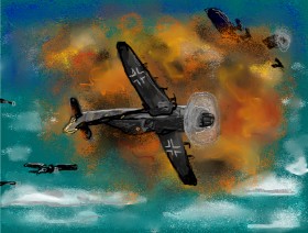 Kira の 飛行機 の絵