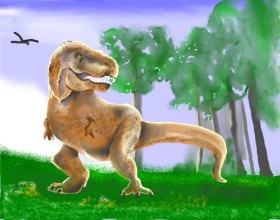 Cec の ティラノサウルス・レックス の絵