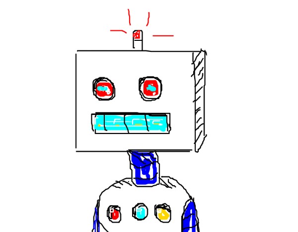 aa の ロボット の絵