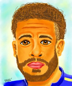 GreyhoundMama の Neymar の絵