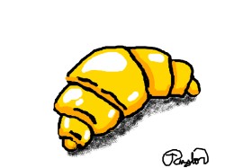 ⓉⒶⓎⓁⓄⓇ の クロワッサン の絵